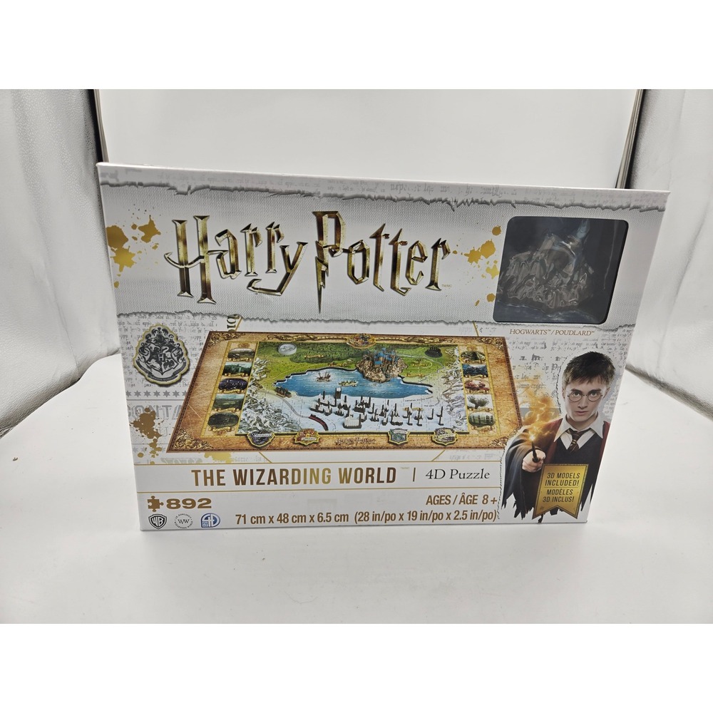 Harry Potter The Wizarding World 4D Puzzle 892 Pieces Hogwarts Poudlard NEW